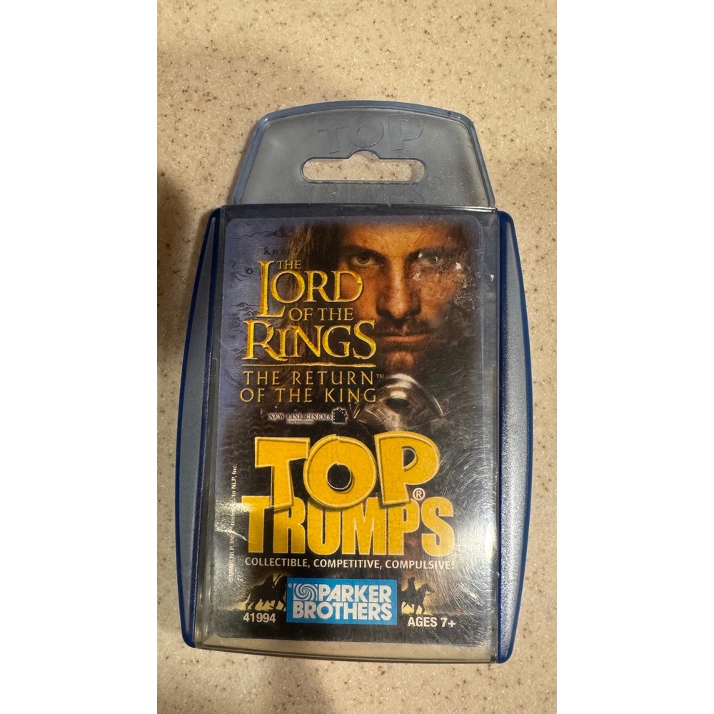 2003 Top Trumps The Lord of the Rings: The Return of the King card game